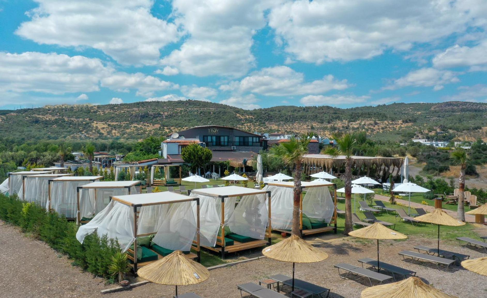 Assos Troy Beach Hotel Ngoại thất bức ảnh