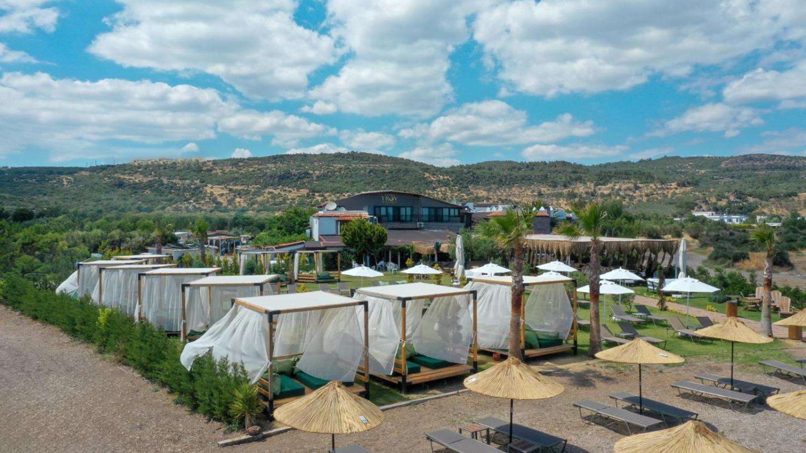 Assos Troy Beach Hotel Ngoại thất bức ảnh
