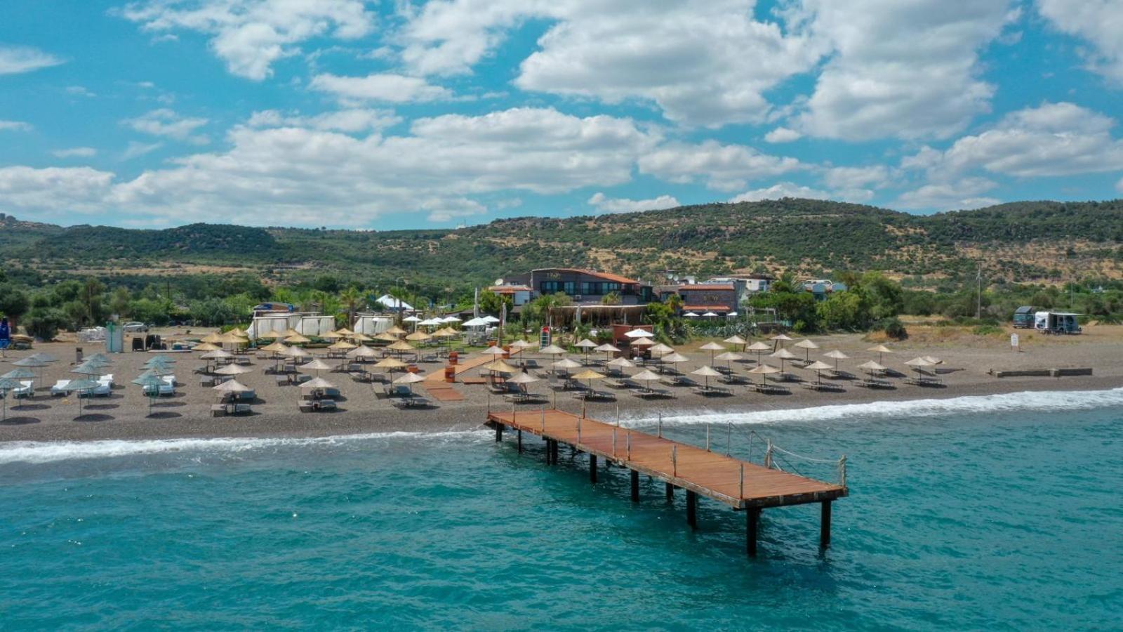 Assos Troy Beach Hotel Ngoại thất bức ảnh