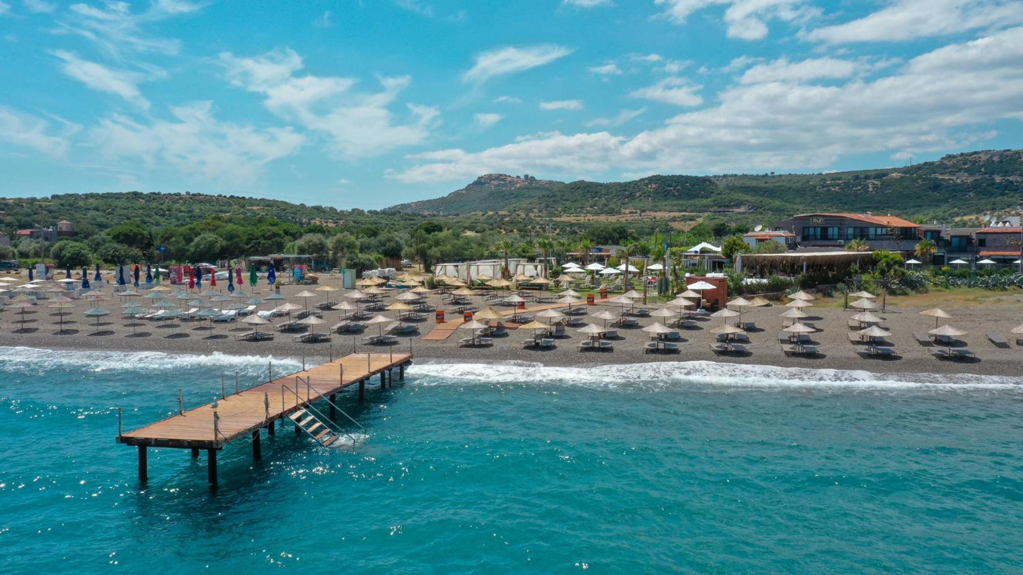Assos Troy Beach Hotel Ngoại thất bức ảnh