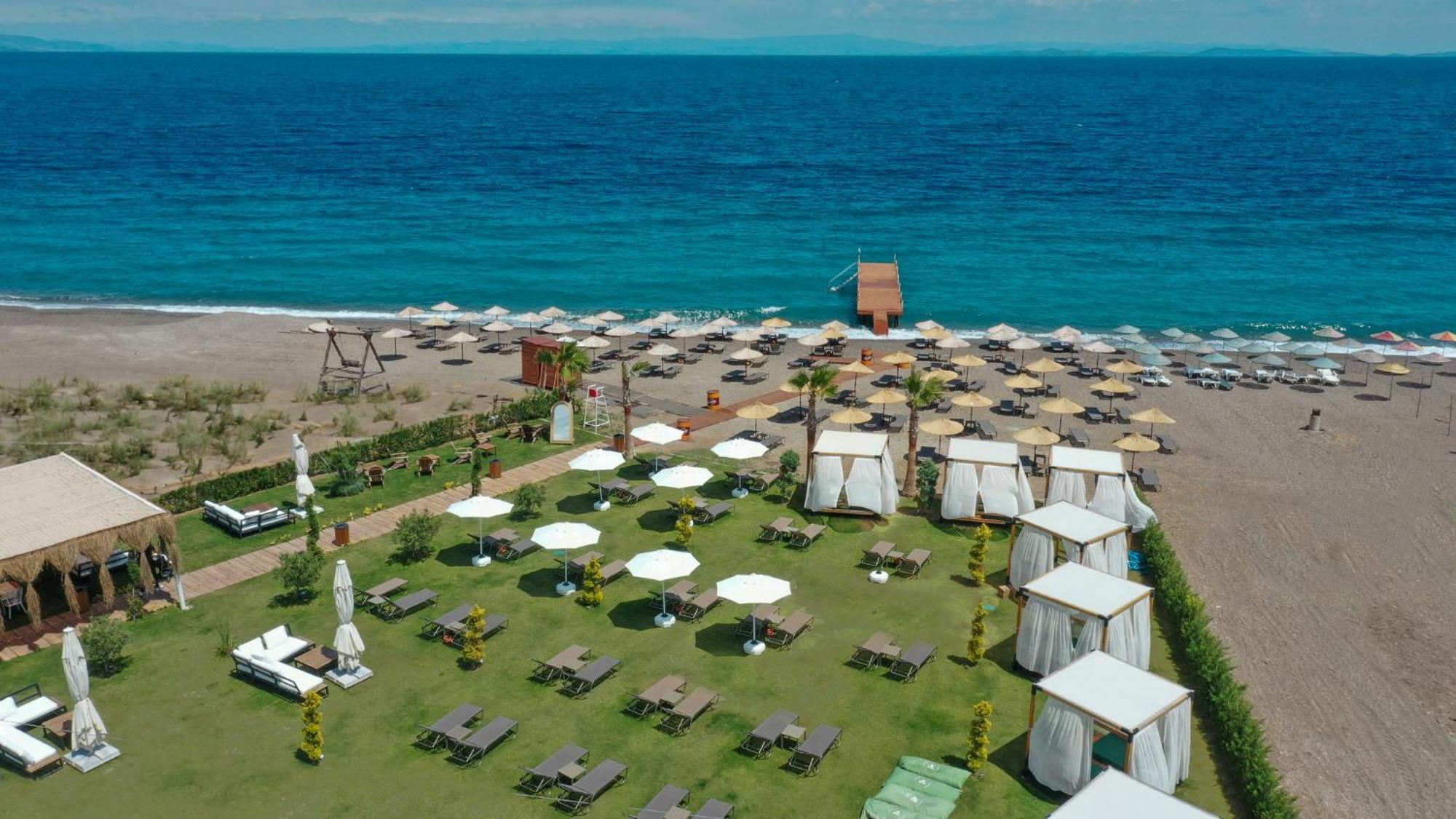 Assos Troy Beach Hotel Ngoại thất bức ảnh