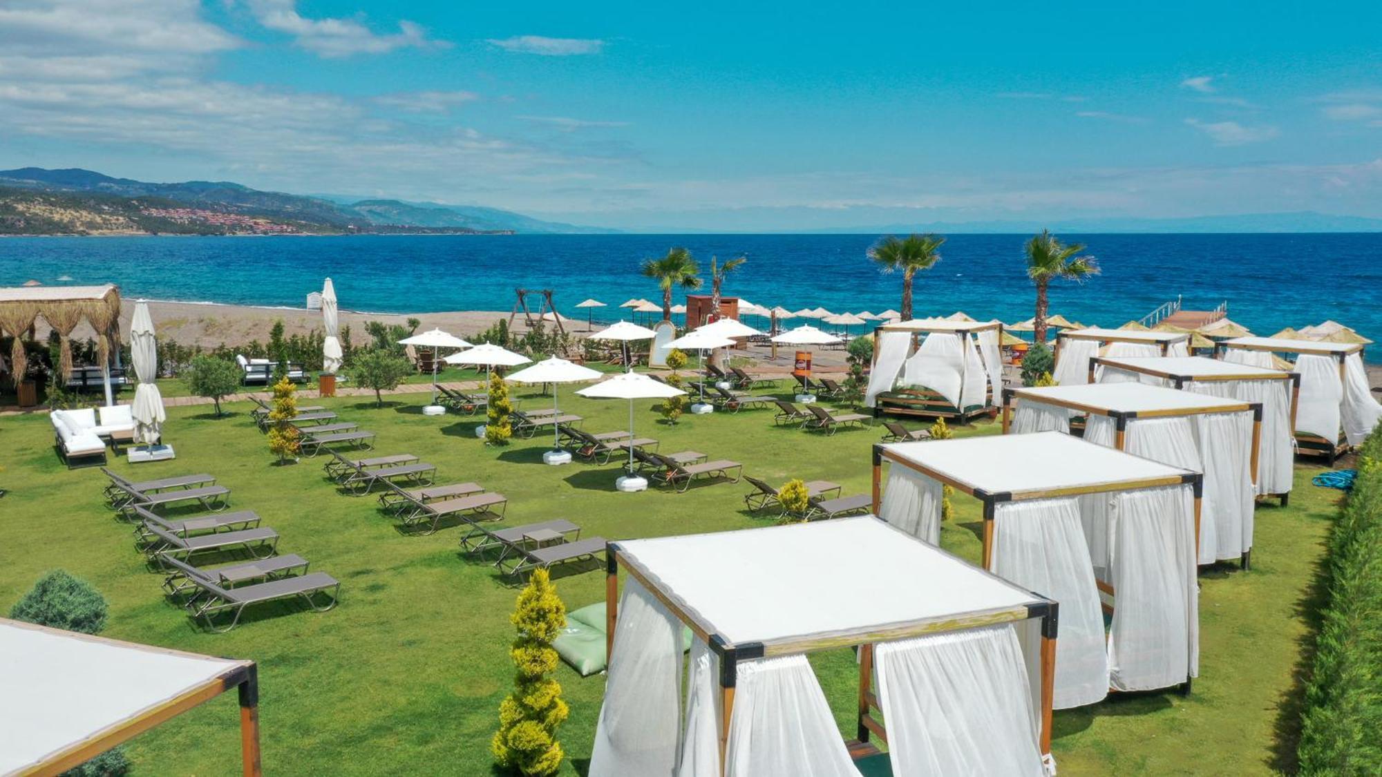Assos Troy Beach Hotel Ngoại thất bức ảnh